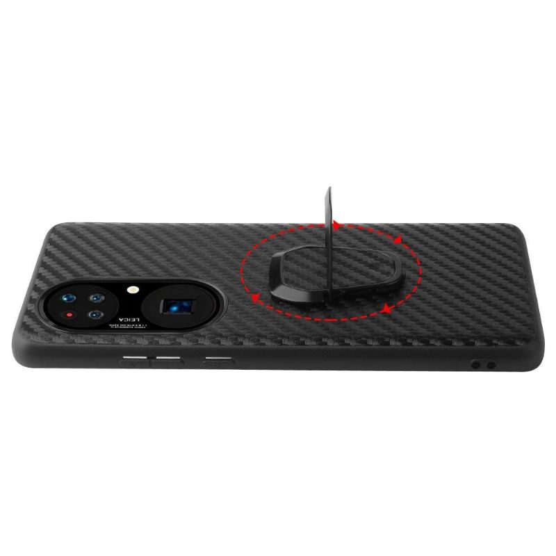 Coque Huawei P50 Pro effet croco fonction support