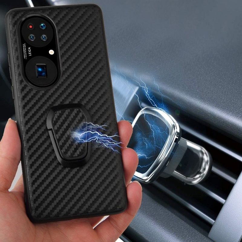 Coque Huawei P50 Pro effet serpent fonction support