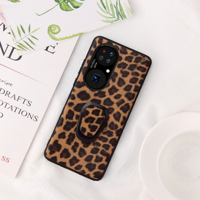 Coque Huawei P50 Pro Léopard fonction support