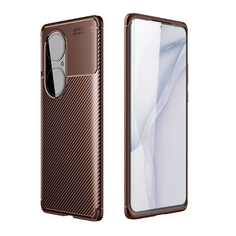 Coque Huawei P50 Pro style fibre de carbone