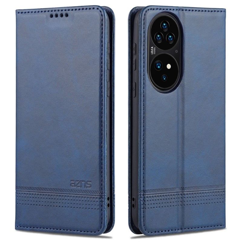 Étui Huawei P50 Pro portefeuille AZNS simili cuir