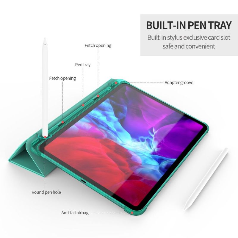 Coque avec rabat iPad Pro 11 (2020) fonction support