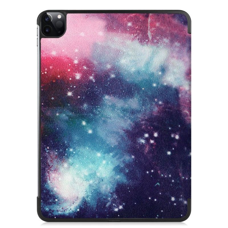 Housse iPad Pro 11 (2020) avec rabat intelligent motif galaxie