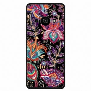 Coque Xiaomi Redmi A3 / Poco C61 Fleurs Pourpres