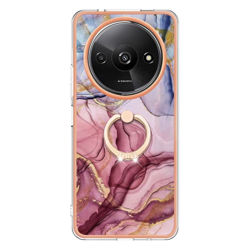 Coque Xiaomi Redmi A3 / Poco C61 Marbre Anneau-Support