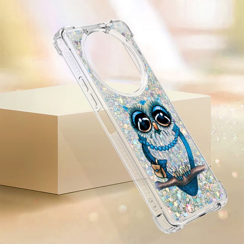 Coque Xiaomi Redmi A3 / Poco C61 Paillettes Chouette