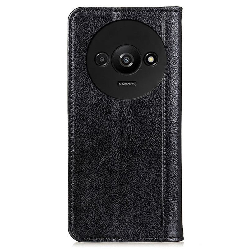 Flip Cover Xiaomi Redmi A3 / Poco C61 Cuir Fendu