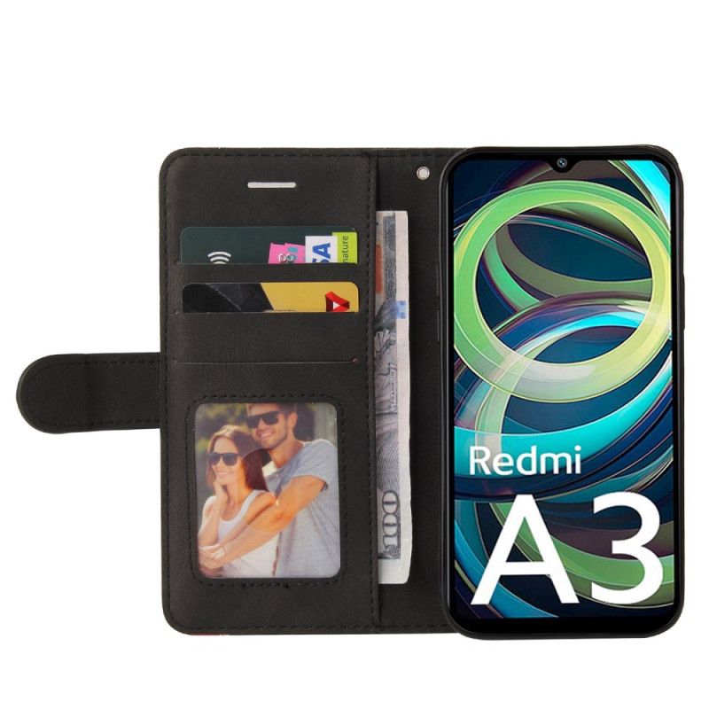 Housse Xiaomi Redmi A3 / Poco C61 Bicolore Lignes Ondulées