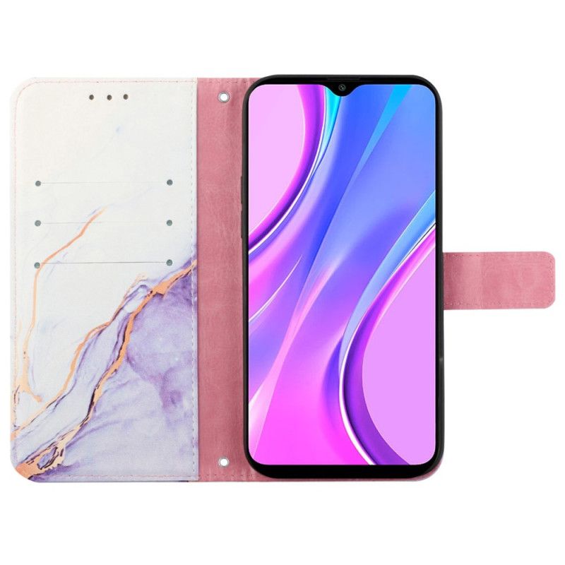 Housse Xiaomi Redmi A3 / Poco C61 Effet Marbre à Lanière