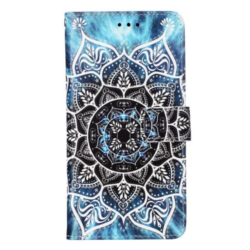 Housse Xiaomi Redmi A3 / Poco C61 Fleur Mandala à Lanière