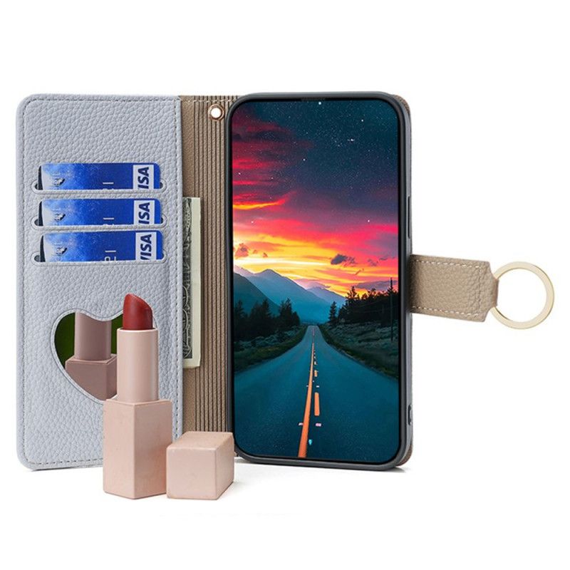 Housse Xiaomi Redmi A3 / Poco C61 Portefeuille et Chaîne