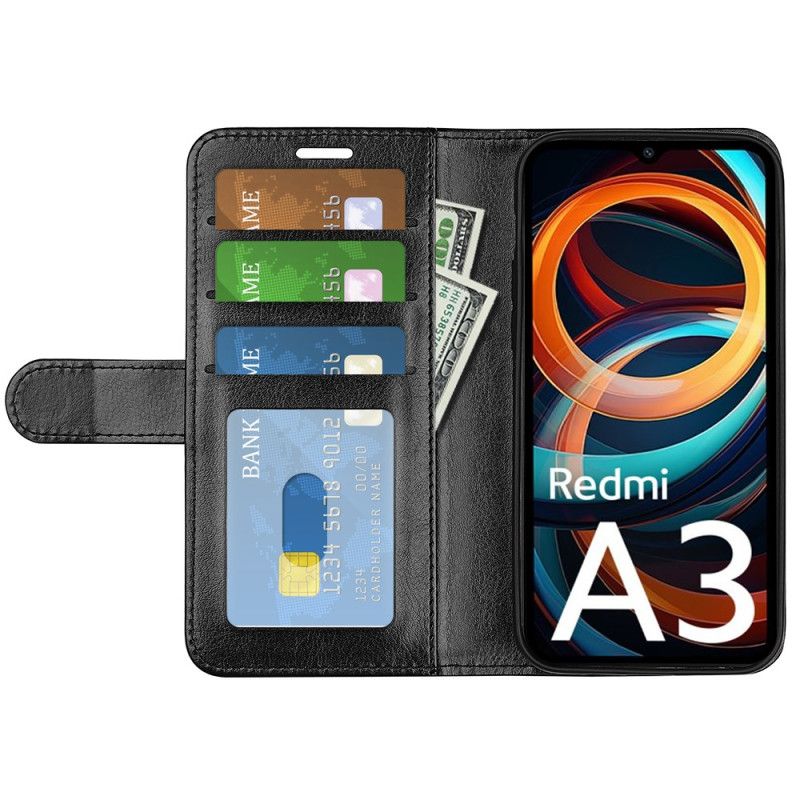 Housse Xiaomi Redmi A3 / Poco C61 Simili Cuir Vintage