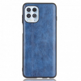 Coque Moto G100 Effet Cuir Couture