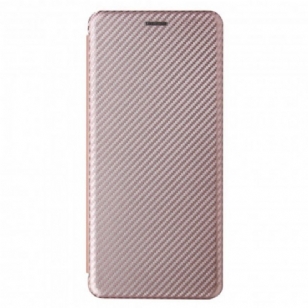 Flip Cover Moto G100 Silicone Carbone