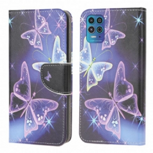 Housse Moto G100 Butterflies