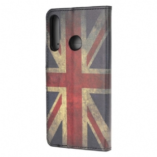 Housse Huawei P40 Lite E Drapeau Anglais Vintage