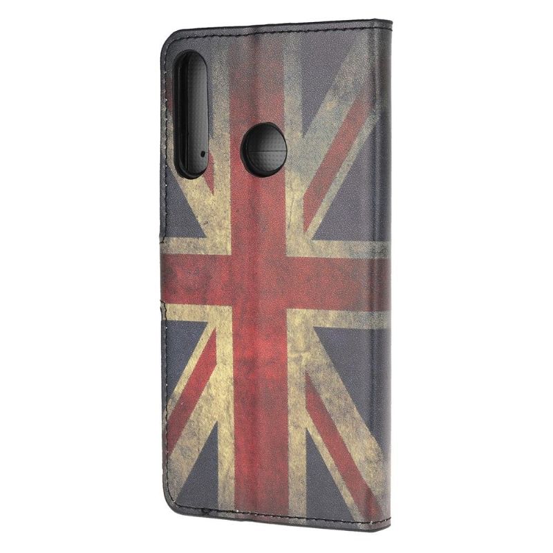 Housse Huawei P40 Lite E Drapeau Anglais Vintage