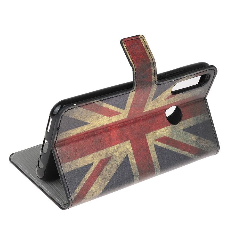 Housse Huawei P40 Lite E Drapeau Anglais Vintage