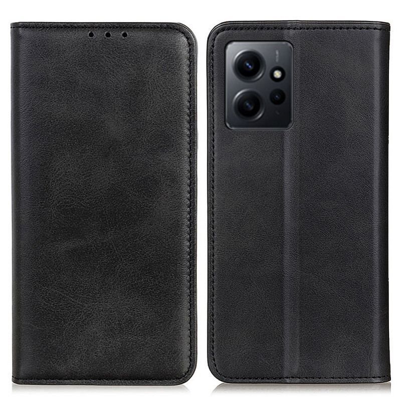 Flip Cover Xiaomi Redmi Note 12 4G Cuir Fendu Élégance