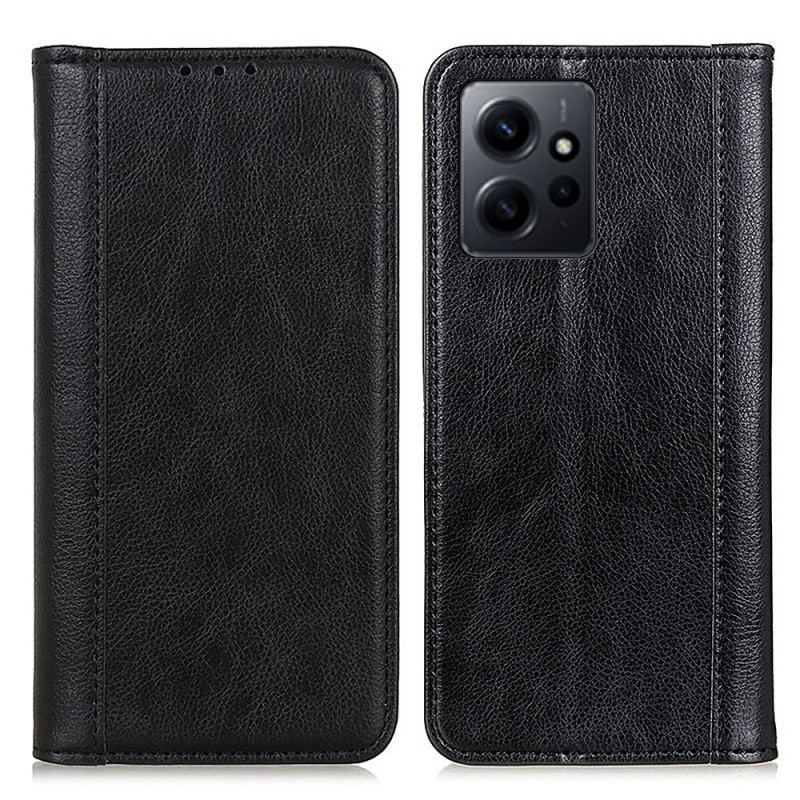 Flip Cover Xiaomi Redmi Note 12 4G Cuir Fendu Vintage