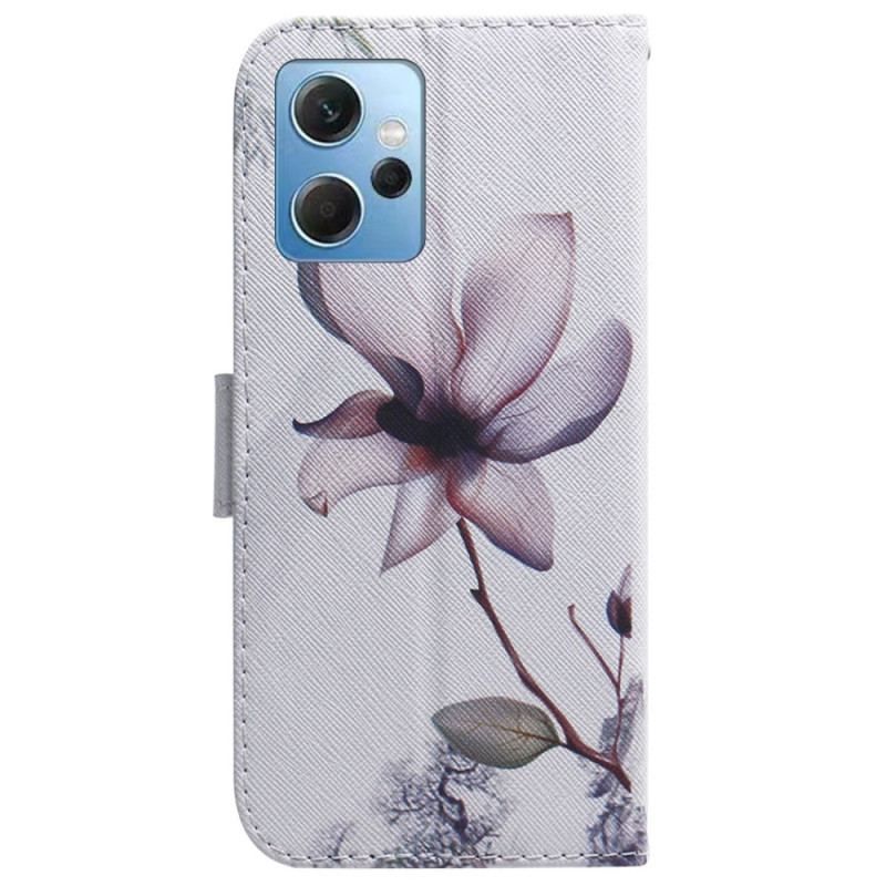 Housse Xiaomi Redmi Note 12 4G Fleur Rose