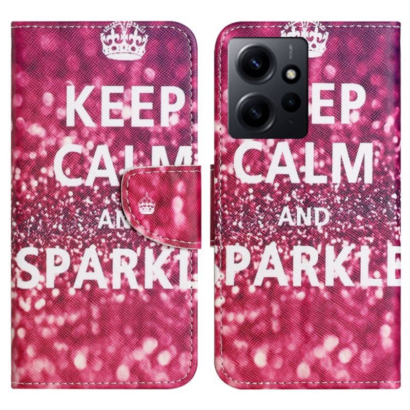 Housse Xiaomi Redmi Note 12 4G Keep Calm and Sparkle