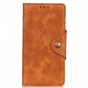 Housse Xiaomi Redmi Note 12 4G Simili Cuir Bouton Magnétique