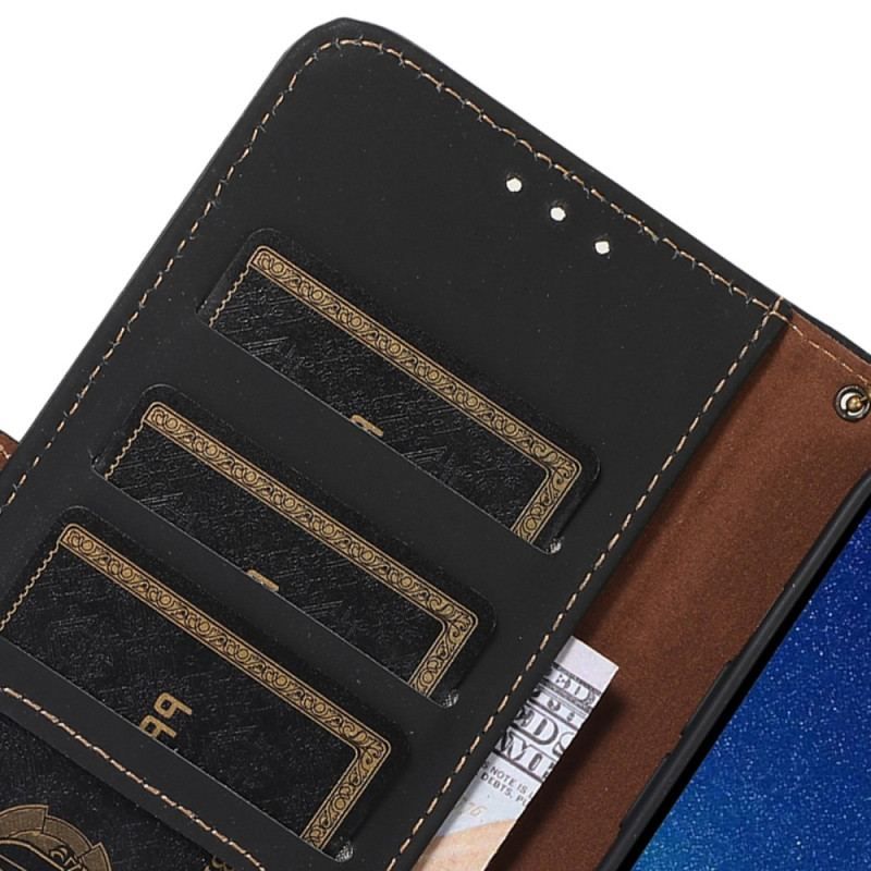 Housse Xiaomi Redmi Note 12 4G Véritable Cuir RFID