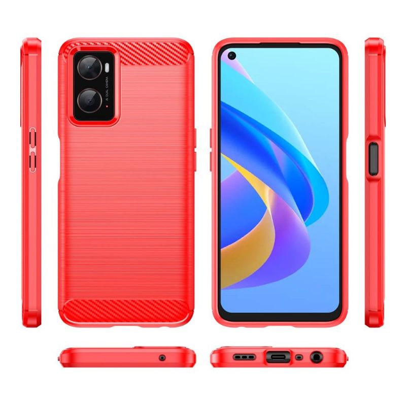 Coque Realme 9i effet brossé silicone