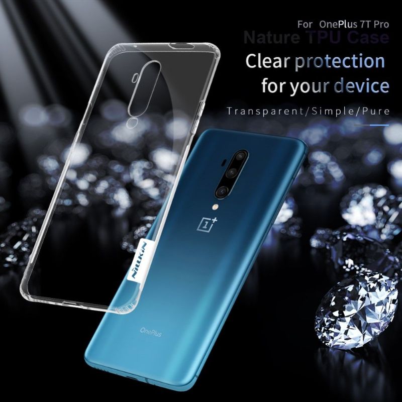 OnePlus 7T Pro - Coque gel nature transparent