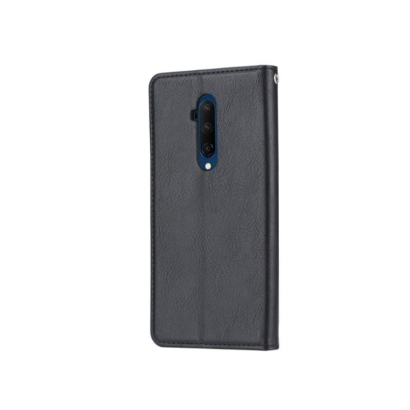 OnePlus 7T Pro - Housse effet cuir stand case