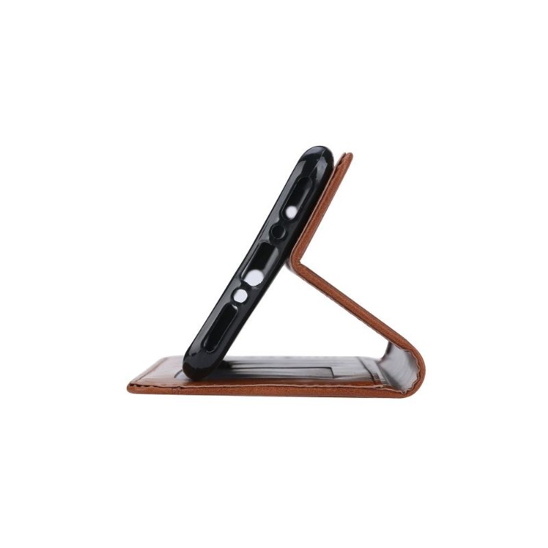 OnePlus 7T Pro - Housse effet cuir stand case