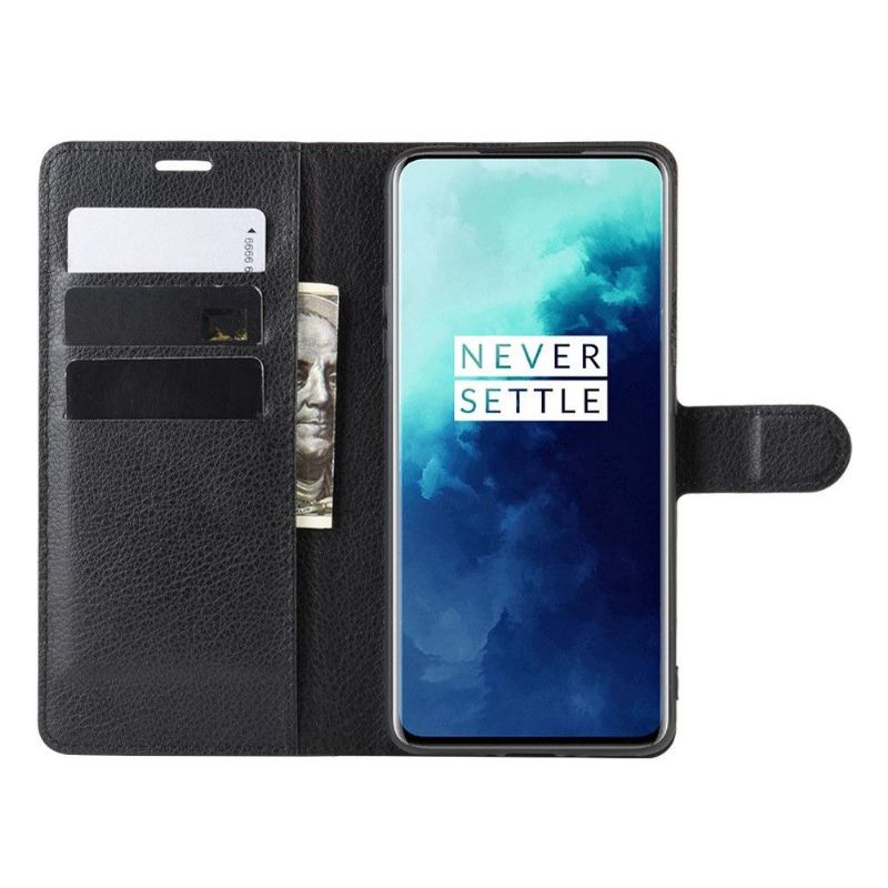 OnePlus 7T Pro - Housse portefeuille style cuir