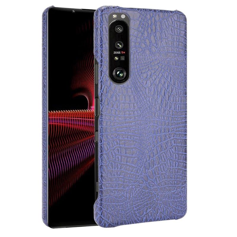 Coque Sony Xperia 1 III effet peau de croco