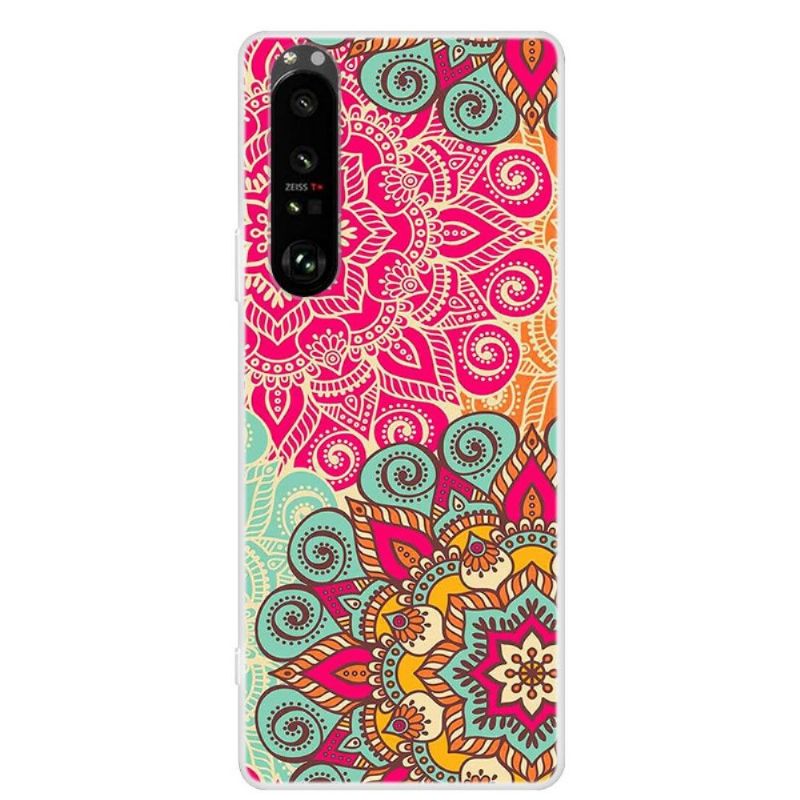 Coque Sony Xperia 1 III Mandalas Colorés