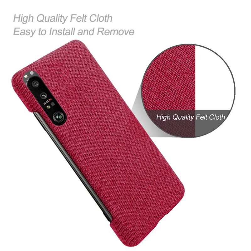 Coque Sony Xperia 1 III revêtement tissu