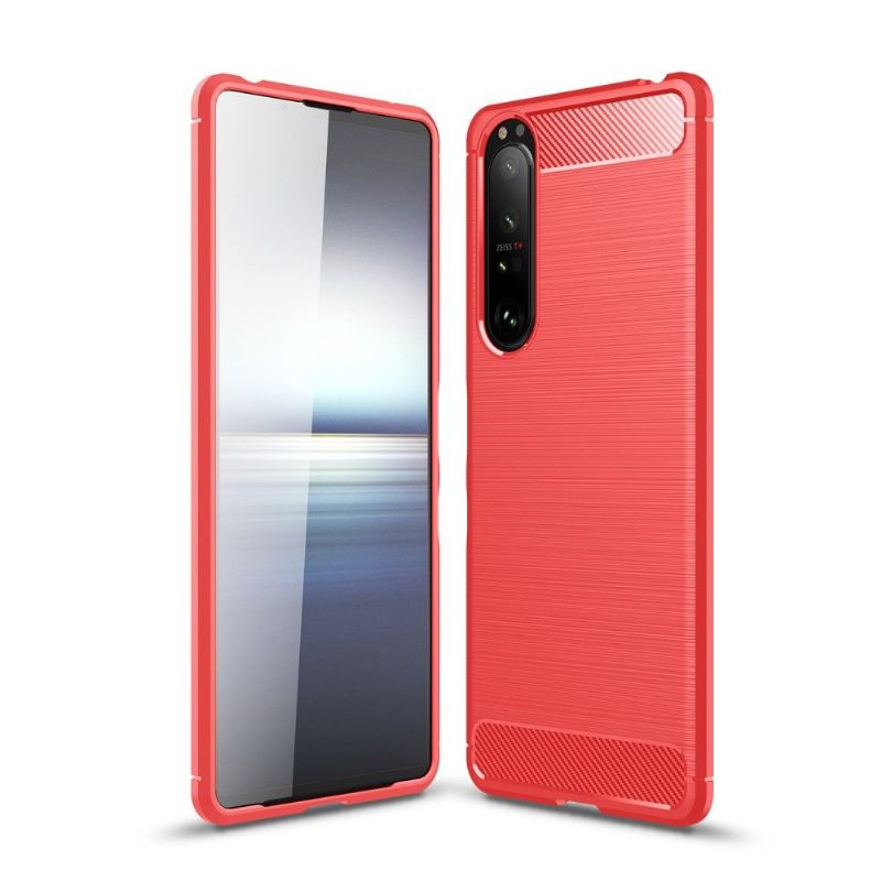 Coque Sony Xperia 1 III en Silicone Effet Brossé