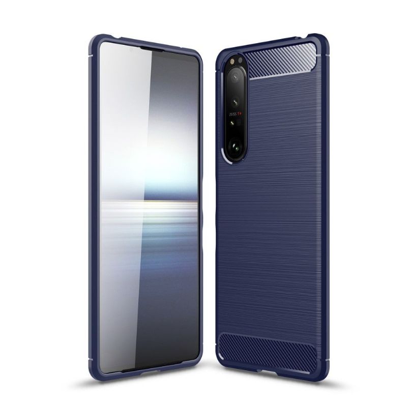 Coque Sony Xperia 1 III en Silicone Effet Brossé