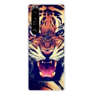 Coque Sony Xperia 1 III Tigre Féroce