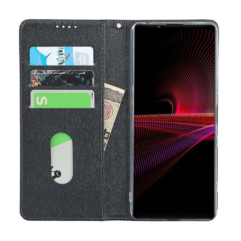 Housse Sony Xperia 1 III Blue Moon Rabat Porte-Cartes