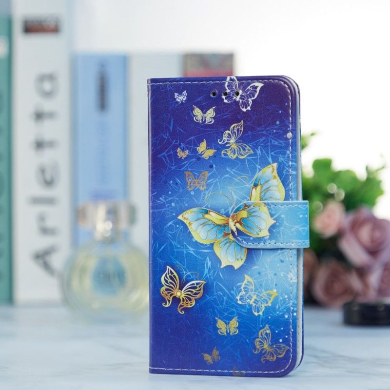 Housse Xiaomi Poco X4 Pro 5G Golden Butterfly