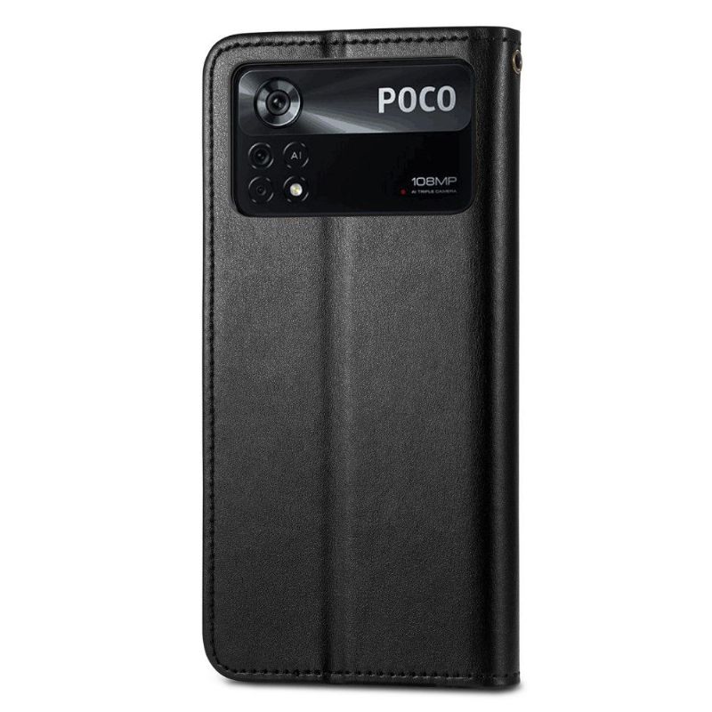 Housse Xiaomi Poco X4 Pro 5G Indila Simili Cuir Porte Cartes