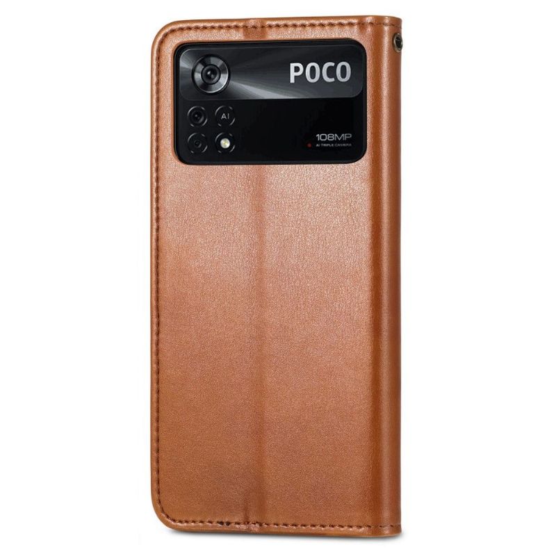 Housse Xiaomi Poco X4 Pro 5G Indila Simili Cuir Porte Cartes