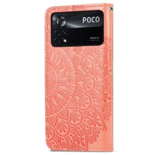 Housse Xiaomi Poco X4 Pro 5G Mandala Leaf