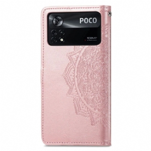 Housse Xiaomi Poco X4 Pro 5G Mandala simili cuir 001 Series