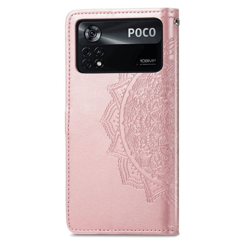 Housse Xiaomi Poco X4 Pro 5G Mandala simili cuir 001 Series