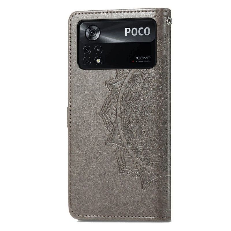 Housse Xiaomi Poco X4 Pro 5G Mandala simili cuir 001 Series