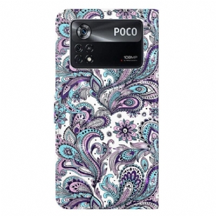 Housse Xiaomi Poco X4 Pro 5G Paisley Fleur