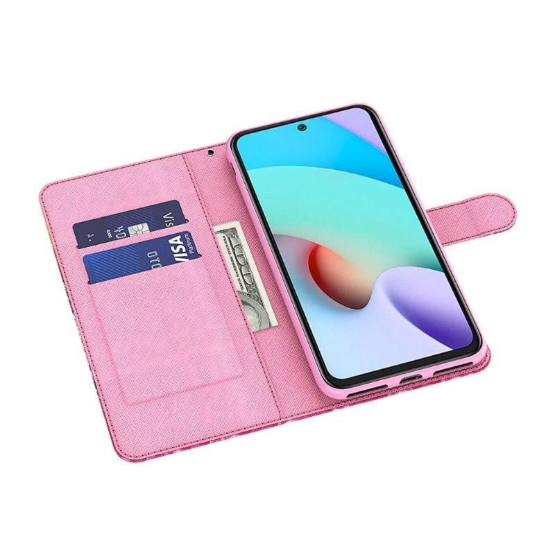 Housse Xiaomi Poco X4 Pro 5G papillons bleus scintillants