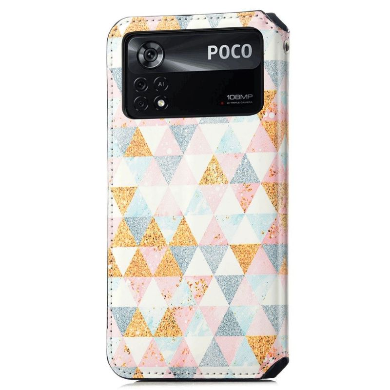 Housse Xiaomi Poco X4 Pro 5G Rabat Flip Style Nordique